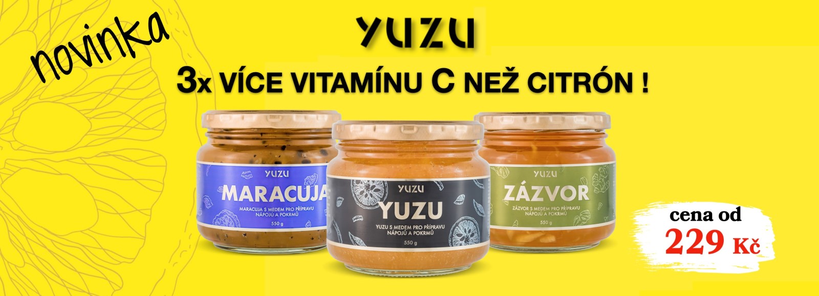 yuzu fermentovany vitaminovy a citrusovy napoj